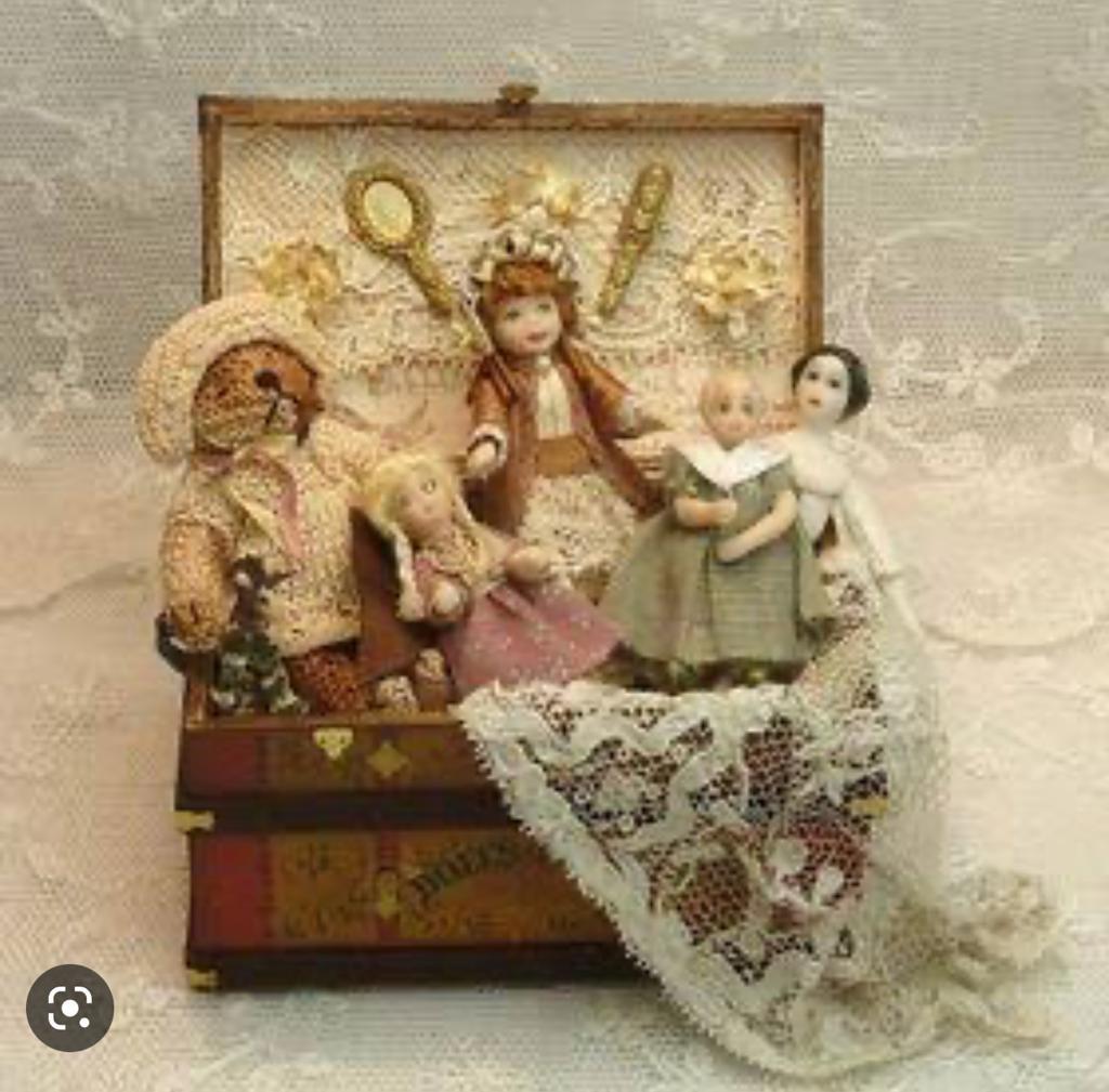 Doll in a trunk